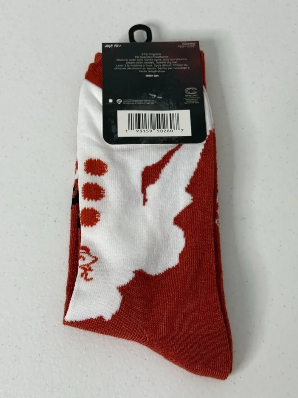 IT Pennywise Come Back and Play Horror Crew Socks Size 6-12 NWT